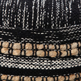 18" x 18" x 14" " Black Pouff
